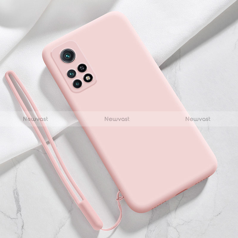 Ultra-thin Silicone Gel Soft Case 360 Degrees Cover YK1 for Xiaomi Mi 10T 5G Rose Gold