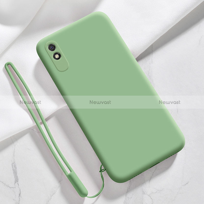 Ultra-thin Silicone Gel Soft Case 360 Degrees Cover YK1 for Xiaomi Redmi 9A Green