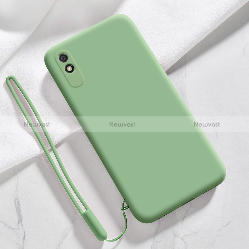 Ultra-thin Silicone Gel Soft Case 360 Degrees Cover YK1 for Xiaomi Redmi 9AT Green