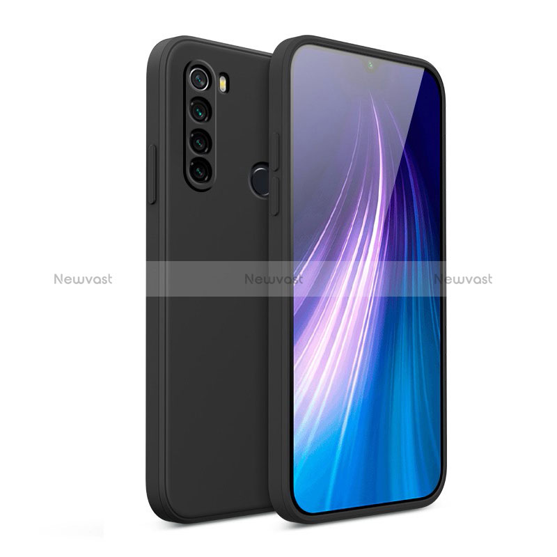 Ultra-thin Silicone Gel Soft Case 360 Degrees Cover YK2 for Xiaomi Redmi Note 8 (2021) Black