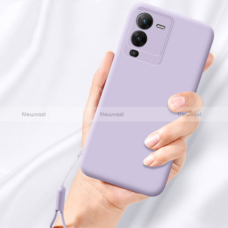 Ultra-thin Silicone Gel Soft Case 360 Degrees Cover YK3 for Vivo V25 Pro 5G