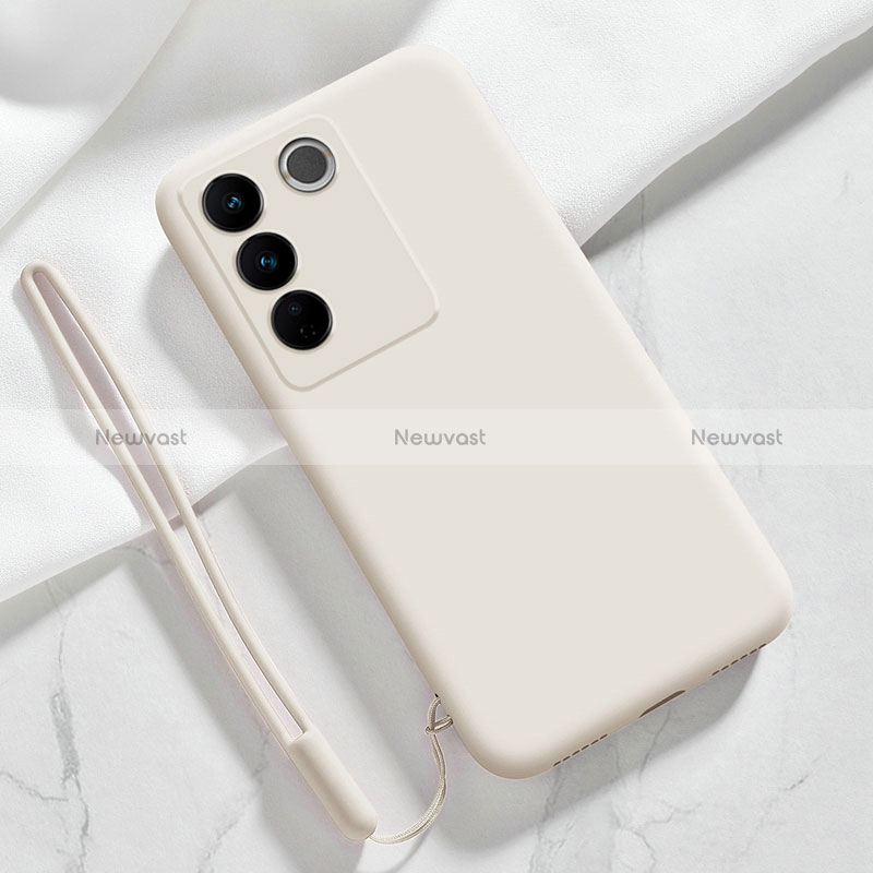 Ultra-thin Silicone Gel Soft Case 360 Degrees Cover YK3 for Vivo V27 5G
