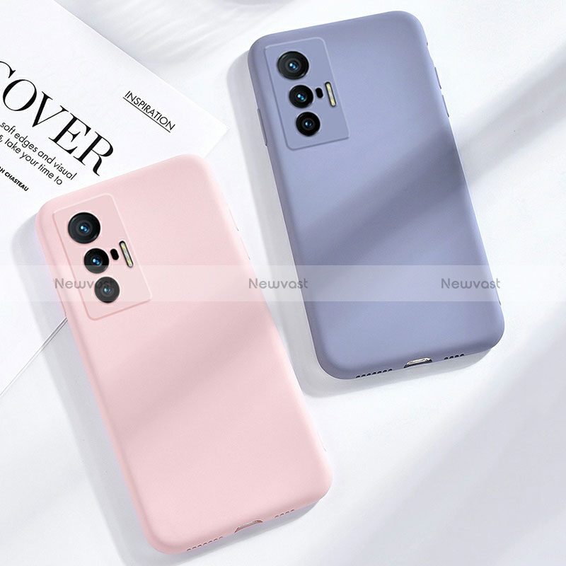 Ultra-thin Silicone Gel Soft Case 360 Degrees Cover YK3 for Vivo X70 5G