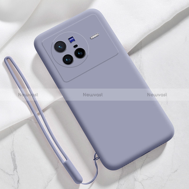 Ultra-thin Silicone Gel Soft Case 360 Degrees Cover YK3 for Vivo X80 5G