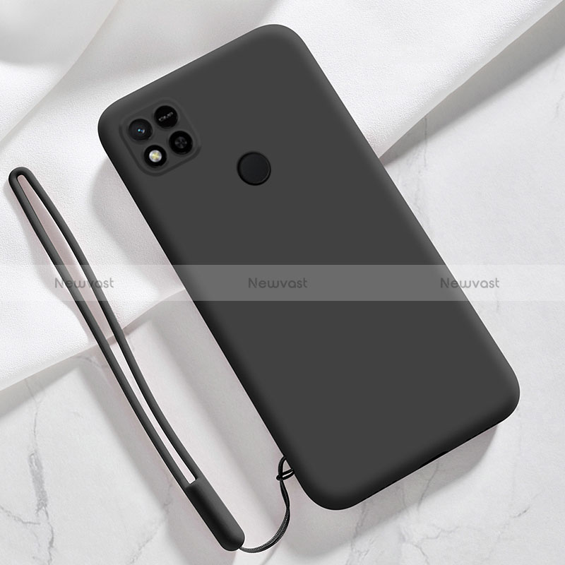 Ultra-thin Silicone Gel Soft Case 360 Degrees Cover YK3 for Xiaomi POCO C3 Black
