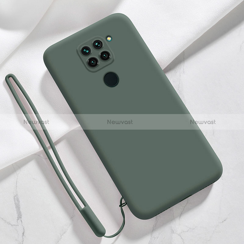 Ultra-thin Silicone Gel Soft Case 360 Degrees Cover YK3 for Xiaomi Redmi 10X 4G Midnight Green