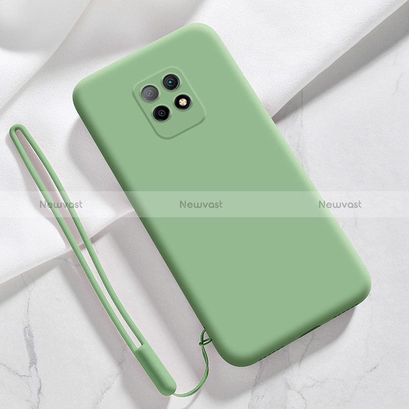 Ultra-thin Silicone Gel Soft Case 360 Degrees Cover YK3 for Xiaomi Redmi 10X 5G Green