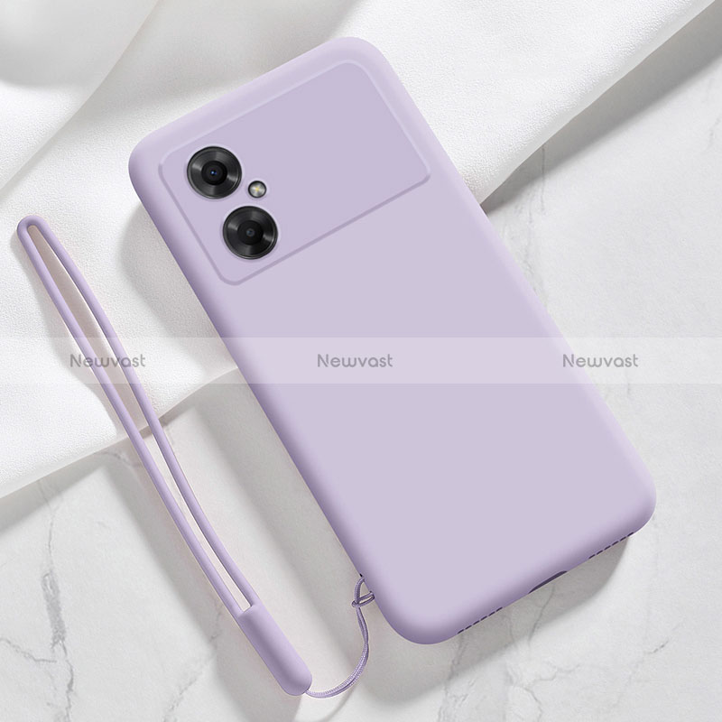 Ultra-thin Silicone Gel Soft Case 360 Degrees Cover YK3 for Xiaomi Redmi Note 11R 5G Purple
