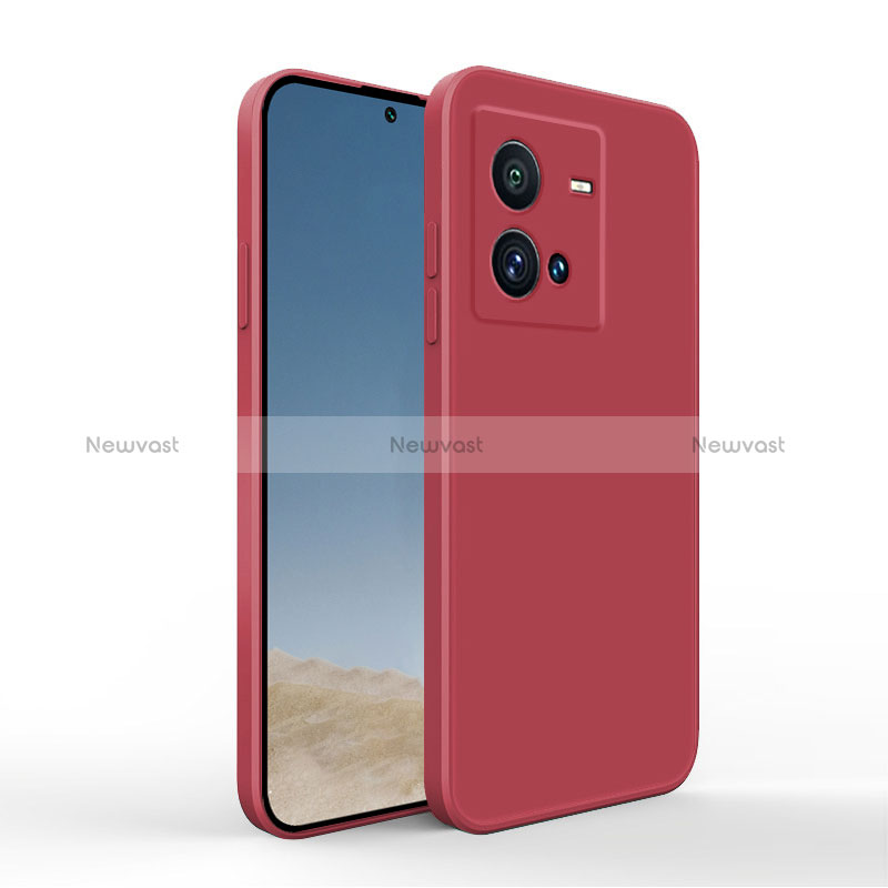 Ultra-thin Silicone Gel Soft Case 360 Degrees Cover YK4 for Vivo iQOO 10 Pro 5G