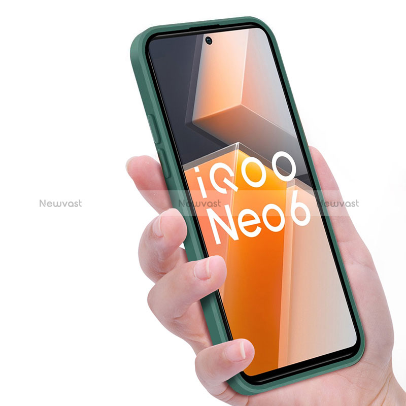 Ultra-thin Silicone Gel Soft Case 360 Degrees Cover YK4 for Vivo iQOO Neo6 5G
