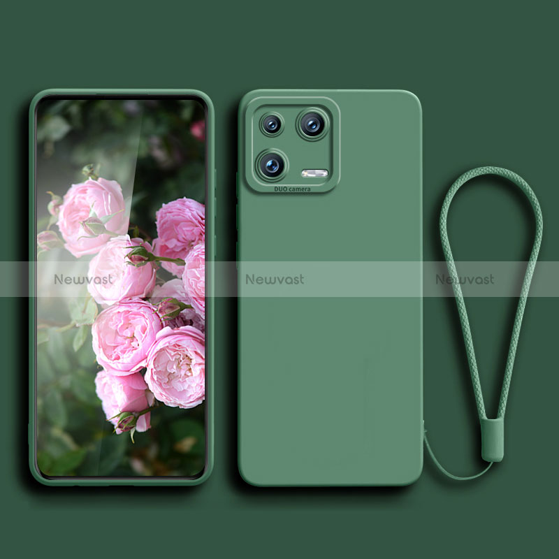 Ultra-thin Silicone Gel Soft Case 360 Degrees Cover YK4 for Xiaomi Mi 13 Pro 5G Midnight Green
