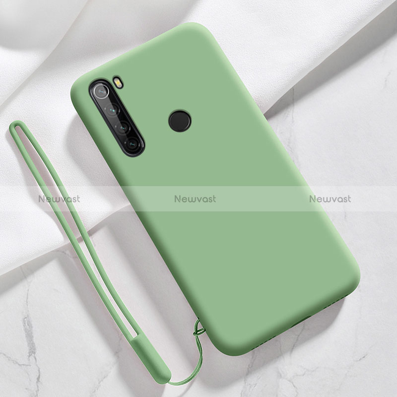 Ultra-thin Silicone Gel Soft Case 360 Degrees Cover YK6 for Xiaomi Redmi Note 8 (2021) Green