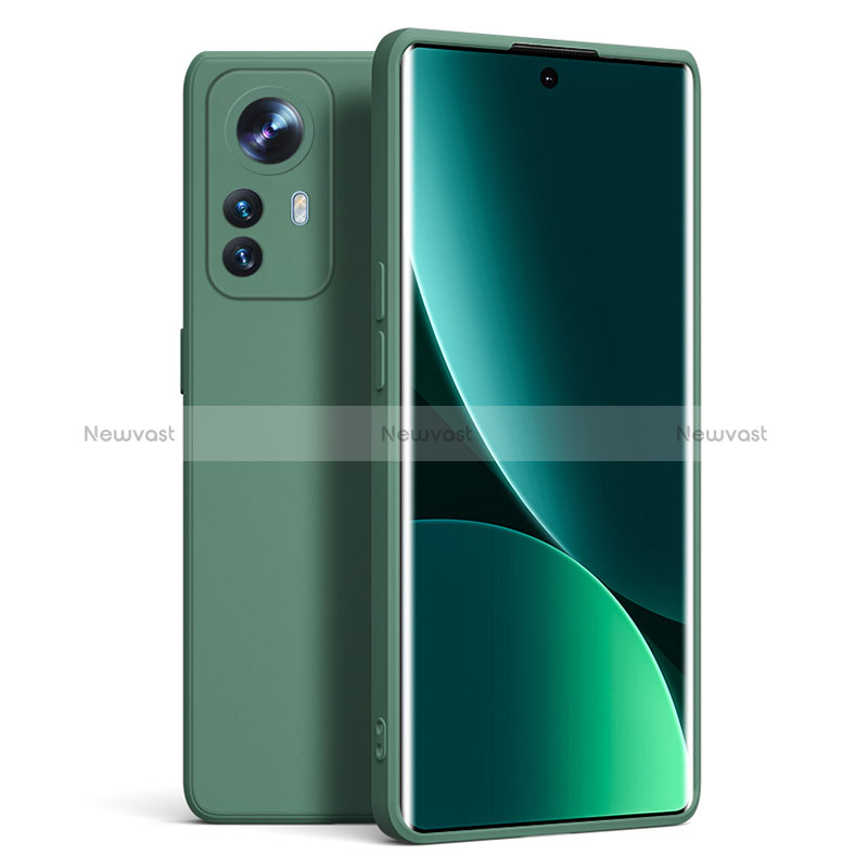 Ultra-thin Silicone Gel Soft Case 360 Degrees Cover YK9 for Xiaomi Mi 12T Pro 5G Green