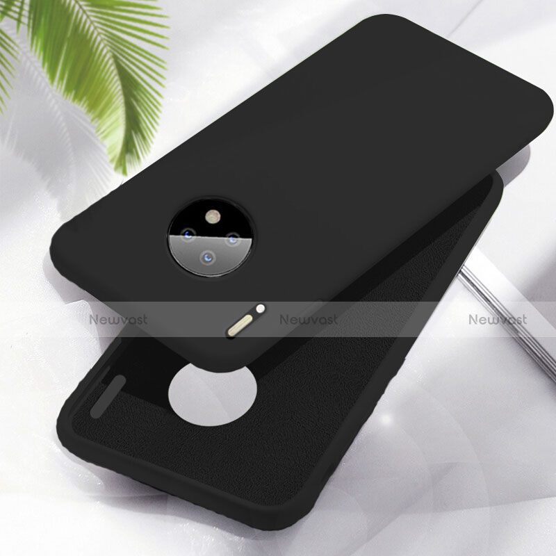 Ultra-thin Silicone Gel Soft Case 360 Degrees Cover Z01 for Huawei Mate 30 Pro 5G Black