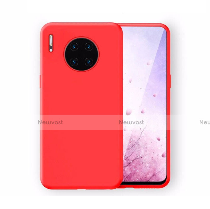 Ultra-thin Silicone Gel Soft Case 360 Degrees Cover Z04 for Huawei Mate 30 5G Red