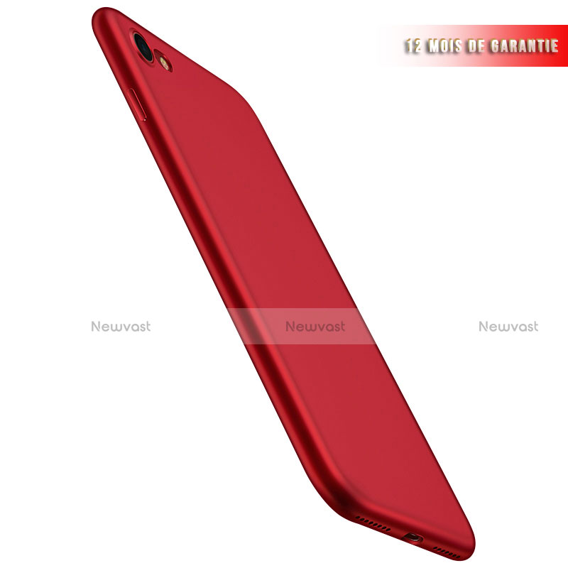 Ultra-thin Silicone Gel Soft Case 360 Degrees for Apple iPhone 7 Red