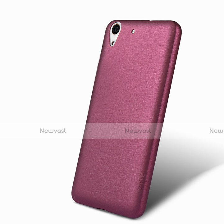 Ultra-thin Silicone Gel Soft Case 360 Degrees for Huawei Honor Holly 3 Purple