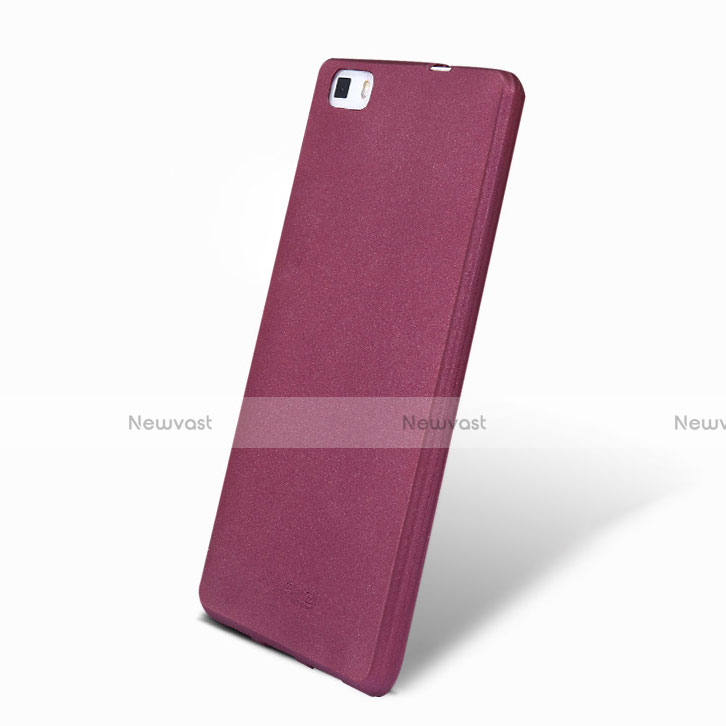 Ultra-thin Silicone Gel Soft Case 360 Degrees for Huawei P8 Lite Purple