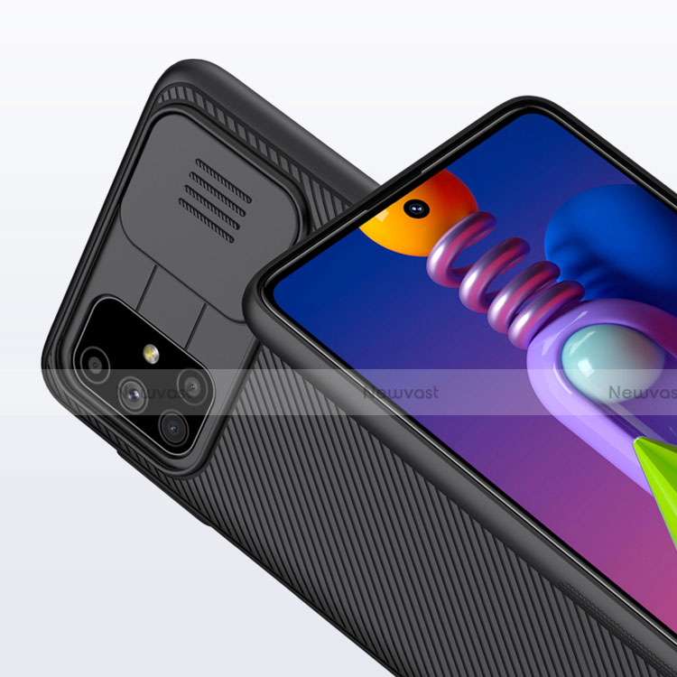 Ultra-thin Silicone Gel Soft Case 360 Degrees for Samsung Galaxy M51 Black