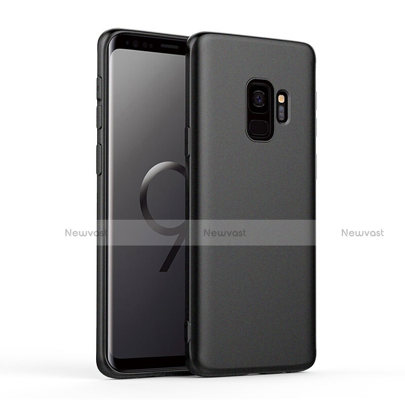 Ultra-thin Silicone Gel Soft Case 360 Degrees for Samsung Galaxy S9 Black