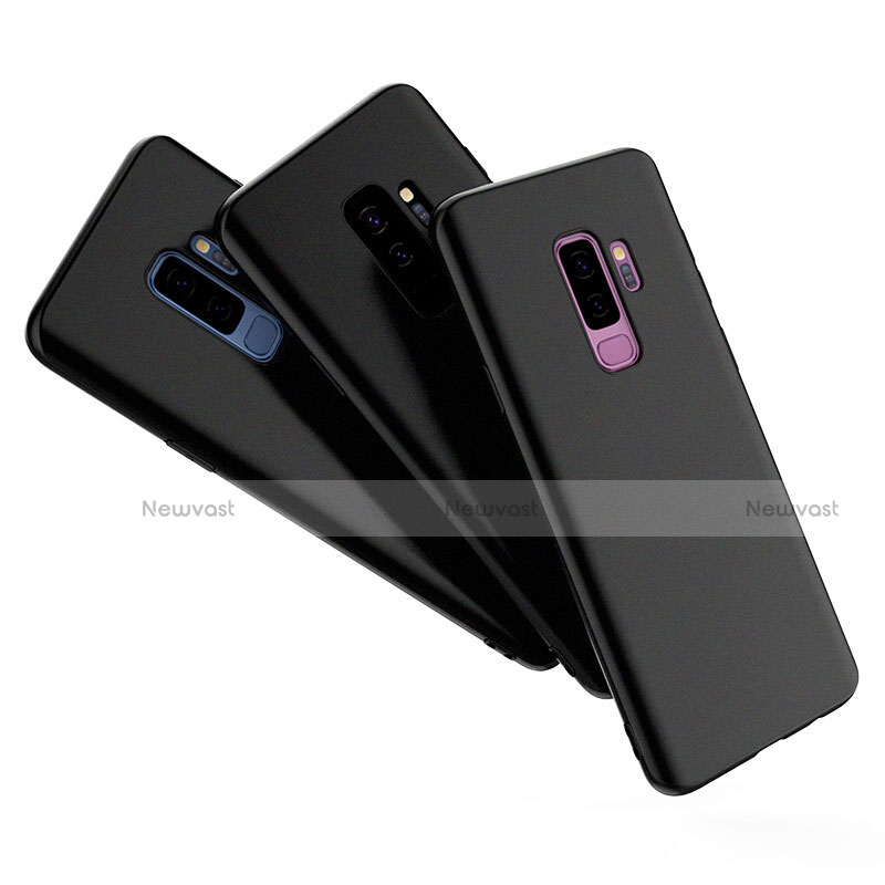 Ultra-thin Silicone Gel Soft Case 360 Degrees for Samsung Galaxy S9 Plus Black