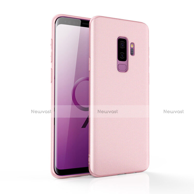 Ultra-thin Silicone Gel Soft Case 360 Degrees for Samsung Galaxy S9 Plus Pink