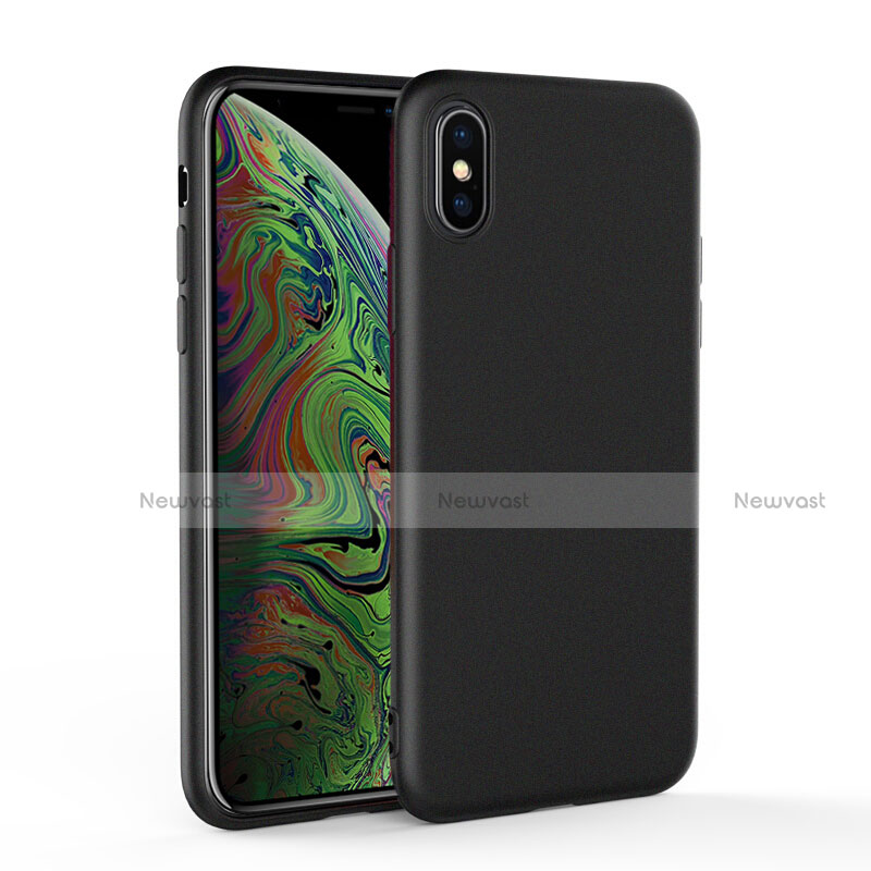 Ultra-thin Silicone Gel Soft Case C03 for Apple iPhone X Black