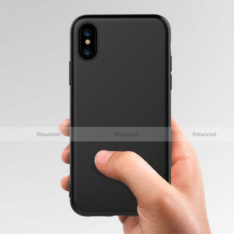 Ultra-thin Silicone Gel Soft Case C03 for Apple iPhone Xs Black