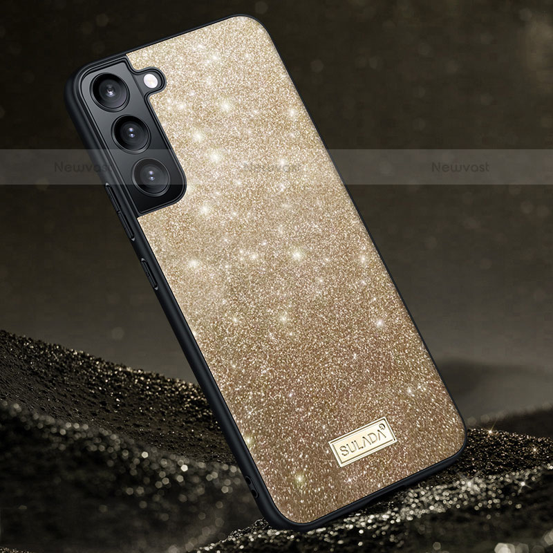 Ultra-thin Silicone Gel Soft Case Cover A01 for Samsung Galaxy S21 Plus 5G Gold