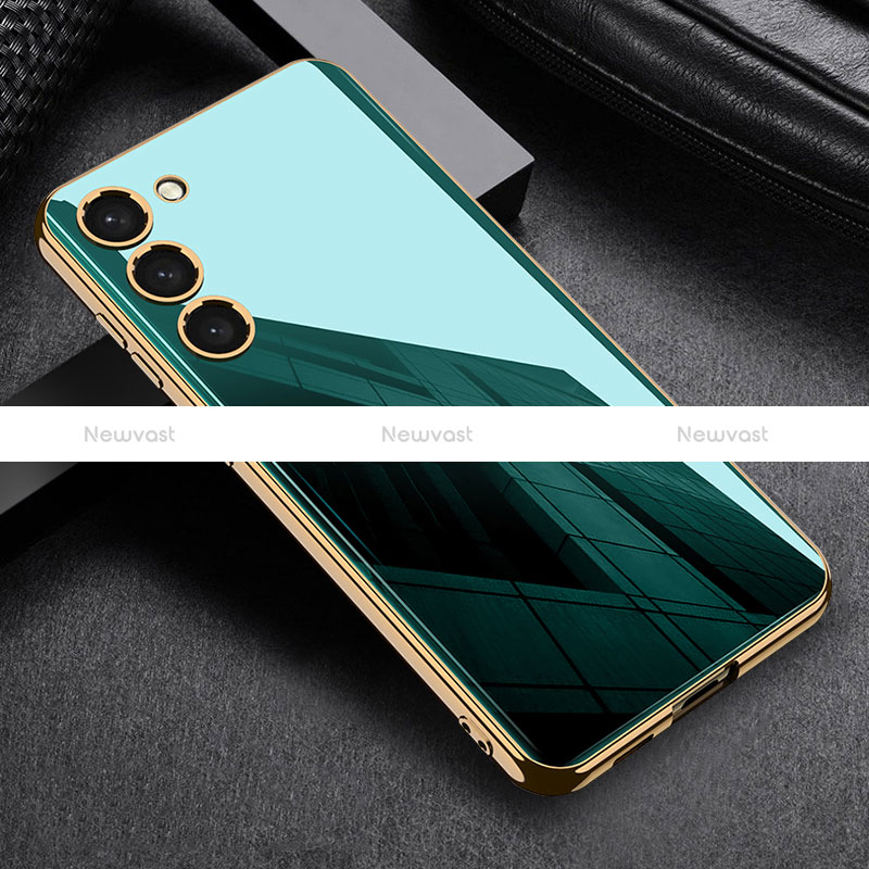 Ultra-thin Silicone Gel Soft Case Cover AC1 for Samsung Galaxy S21 5G Green