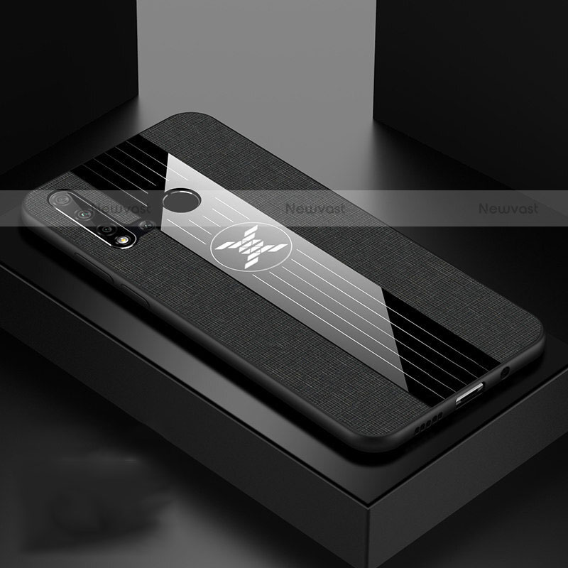 Ultra-thin Silicone Gel Soft Case Cover C01 for Huawei P20 Lite (2019) Black
