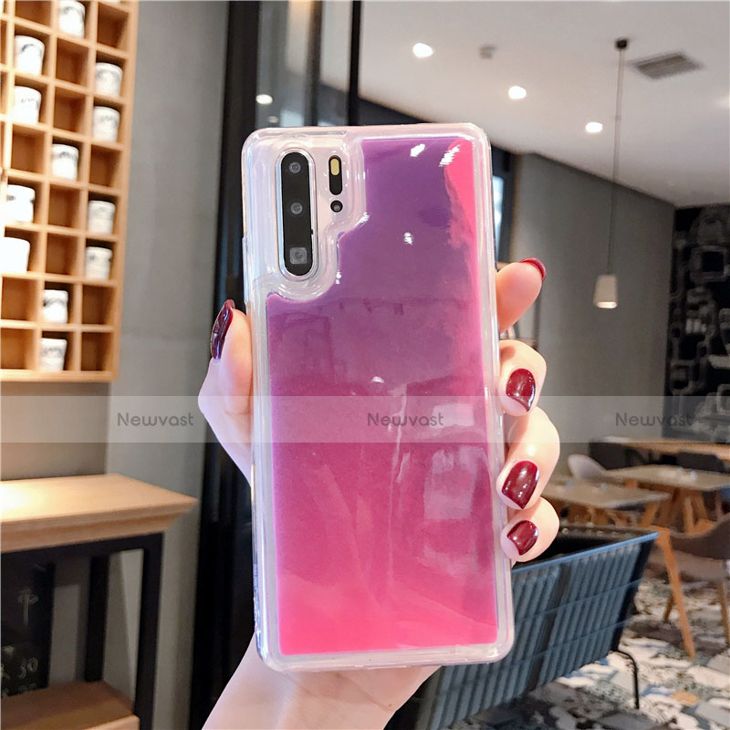Ultra-thin Silicone Gel Soft Case Cover C01 for Huawei P30 Pro Hot Pink