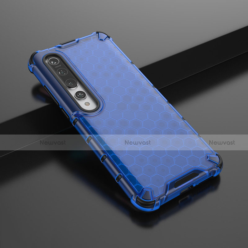 Ultra-thin Silicone Gel Soft Case Cover C01 for Xiaomi Mi 10 Blue
