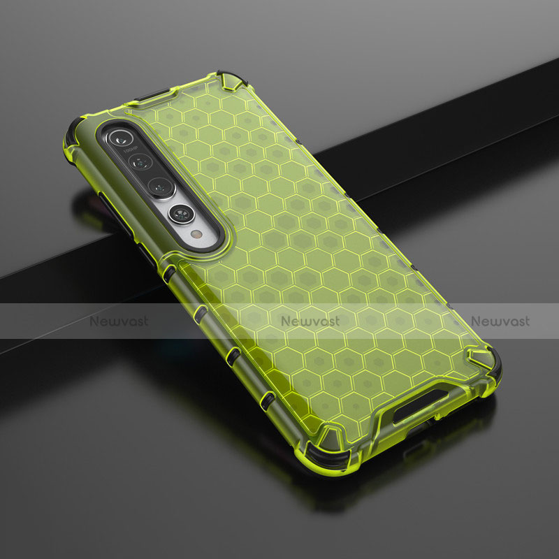 Ultra-thin Silicone Gel Soft Case Cover C01 for Xiaomi Mi 10 Green