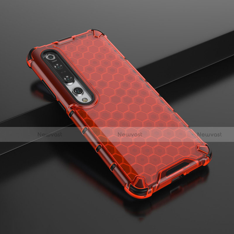 Ultra-thin Silicone Gel Soft Case Cover C01 for Xiaomi Mi 10 Pro Red