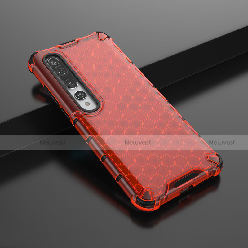 Ultra-thin Silicone Gel Soft Case Cover C01 for Xiaomi Mi 10 Red