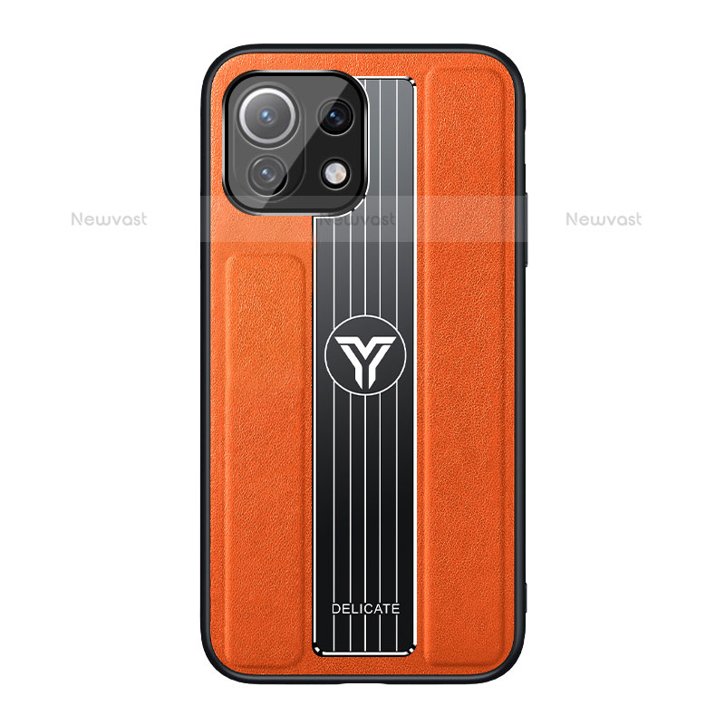 Ultra-thin Silicone Gel Soft Case Cover C02 for Xiaomi Mi 11 5G Orange