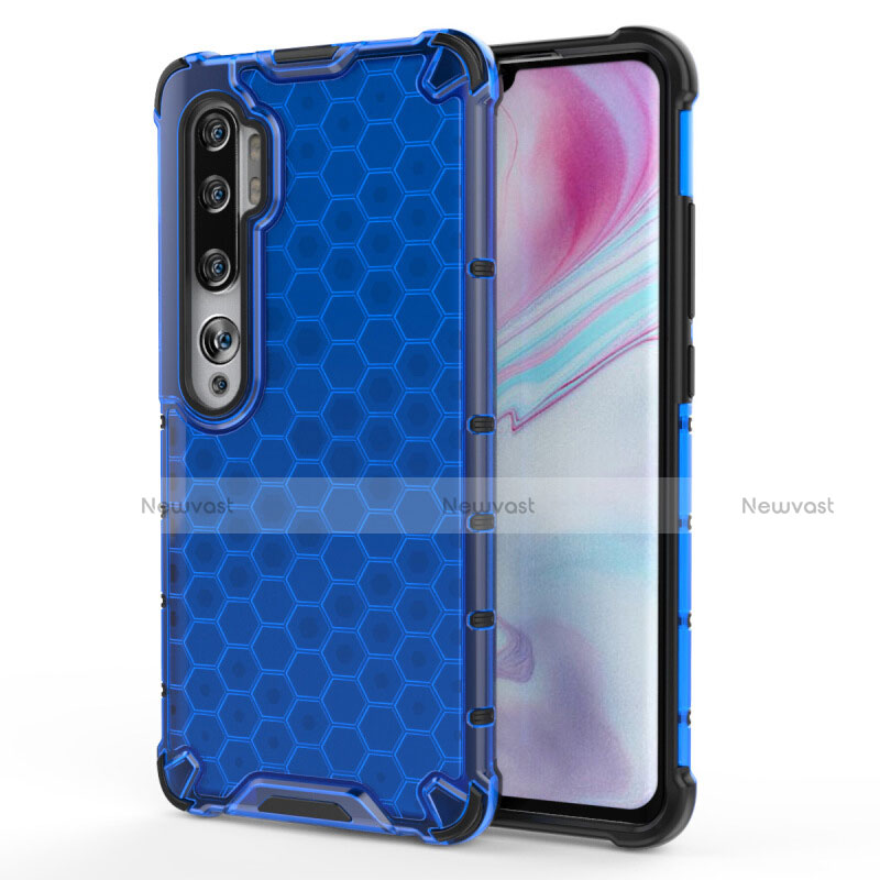 Ultra-thin Silicone Gel Soft Case Cover C02 for Xiaomi Mi Note 10 Blue