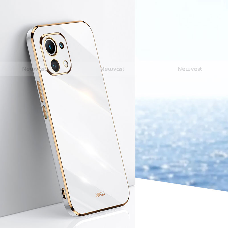 Ultra-thin Silicone Gel Soft Case Cover C03 for Xiaomi Mi 11 5G White