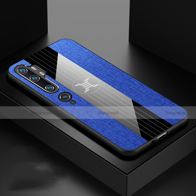 Ultra-thin Silicone Gel Soft Case Cover C03 for Xiaomi Mi Note 10 Pro Blue