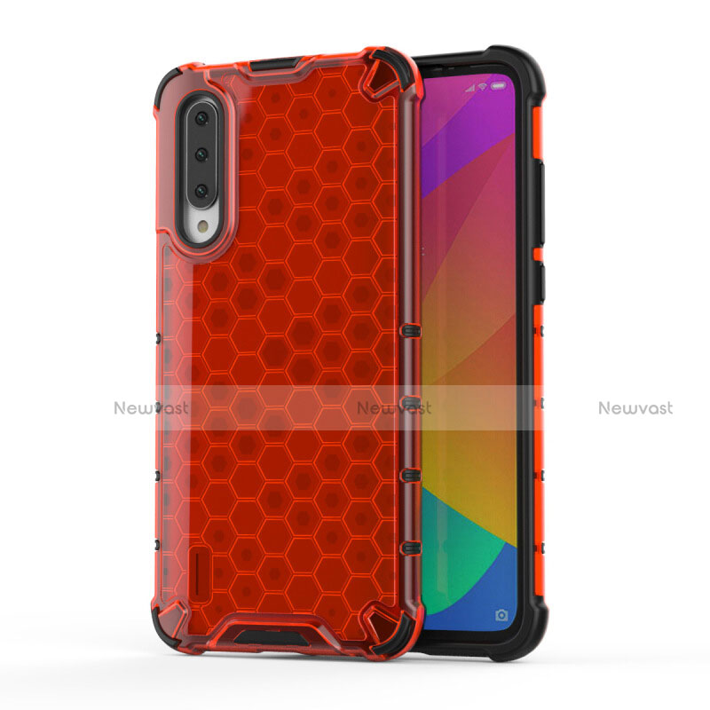 Ultra-thin Silicone Gel Soft Case Cover C05 for Xiaomi Mi A3 Red