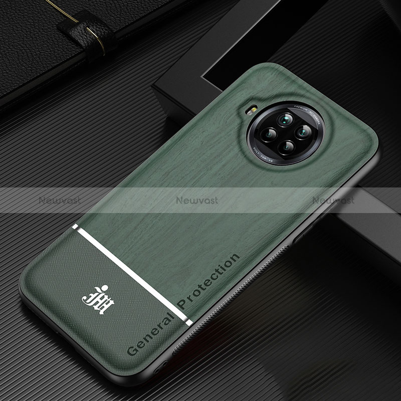 Ultra-thin Silicone Gel Soft Case Cover JM1 for Xiaomi Mi 10i 5G Green
