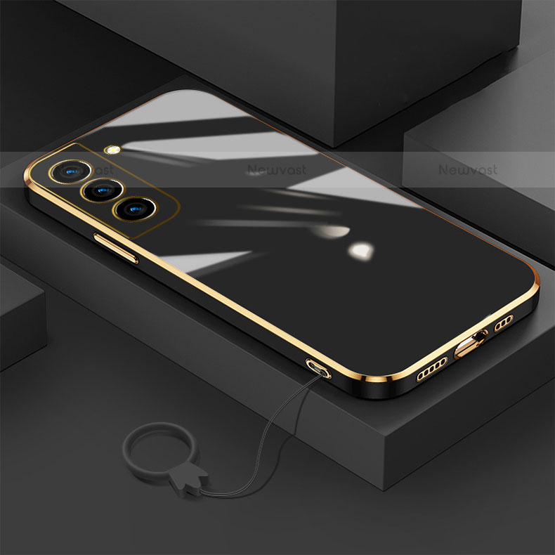 Ultra-thin Silicone Gel Soft Case Cover M01 for Samsung Galaxy S21 FE 5G Black