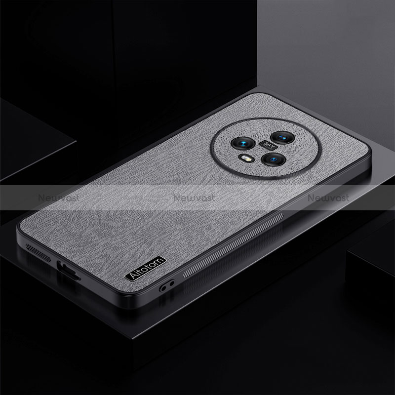 Ultra-thin Silicone Gel Soft Case Cover PB1 for Huawei Honor Magic5 5G Gray