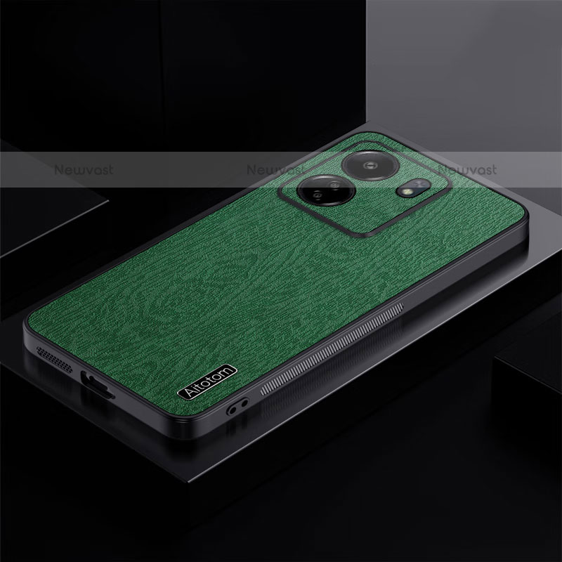 Ultra-thin Silicone Gel Soft Case Cover PB1 for Xiaomi Redmi 13C Green