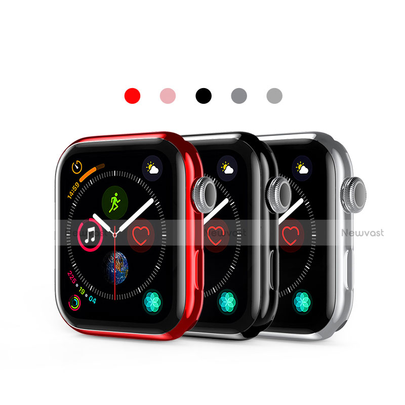 Ultra-thin Silicone Gel Soft Case Cover S01 for Apple iWatch 4 44mm