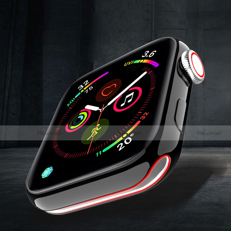 Ultra-thin Silicone Gel Soft Case Cover S01 for Apple iWatch 4 44mm