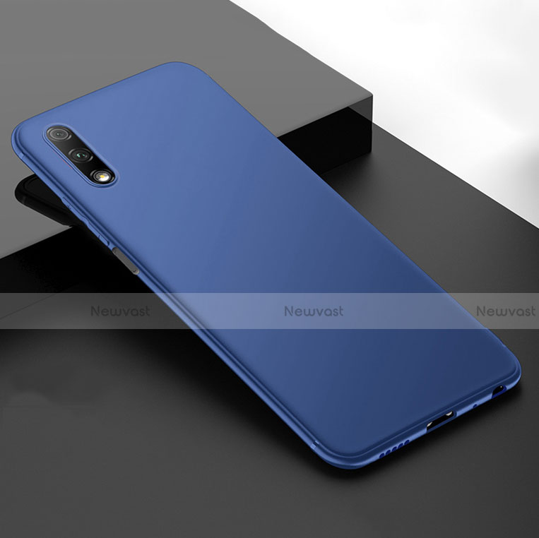 Ultra-thin Silicone Gel Soft Case Cover S01 for Huawei Honor 9X Blue