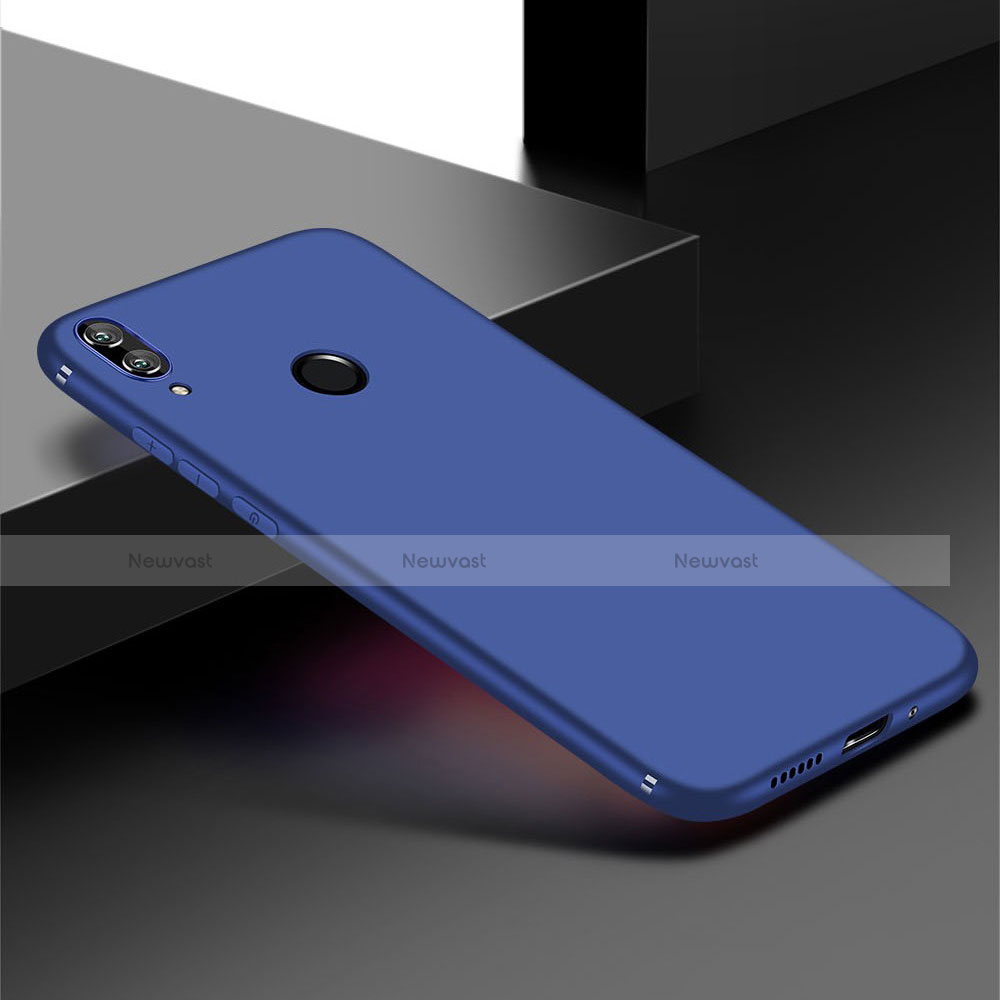 Ultra-thin Silicone Gel Soft Case Cover S01 for Huawei Honor Play 8C Blue