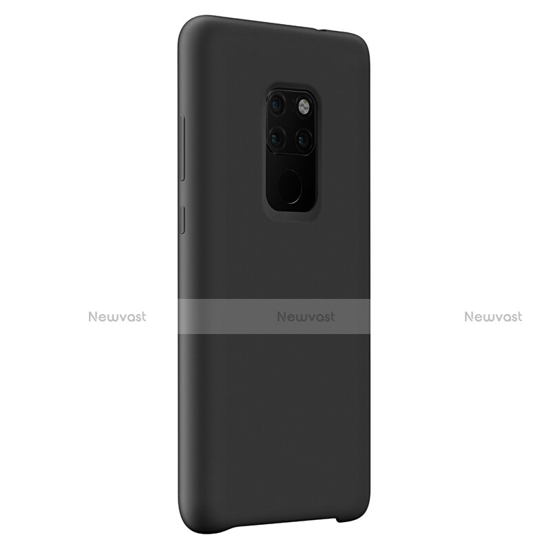 Ultra-thin Silicone Gel Soft Case Cover S01 for Huawei Mate 20 Black